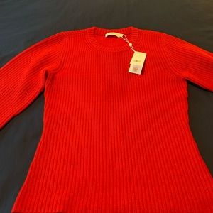 Tory Burch Kennedy Sweater - True Red - XS